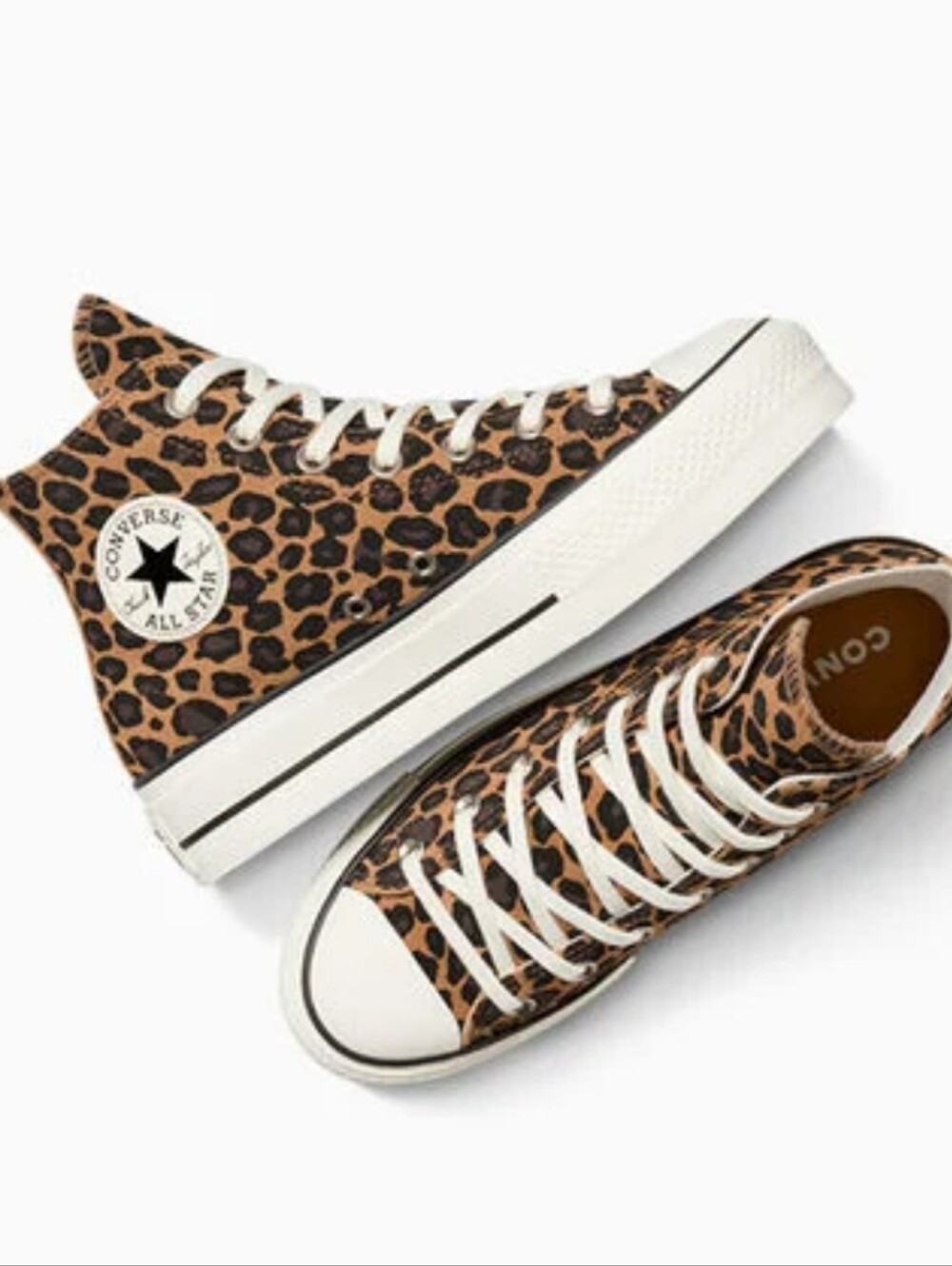 Converse Chuck Taylor All Star Lift Platform Leopord Sneakers